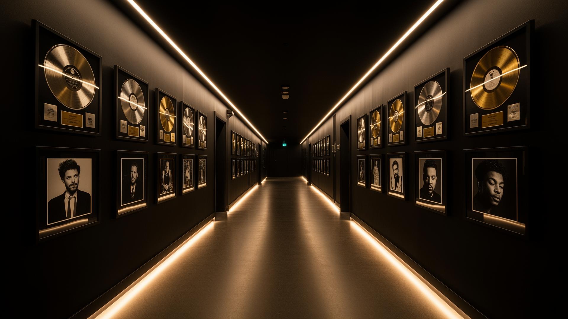 The Hall of Fame hallway